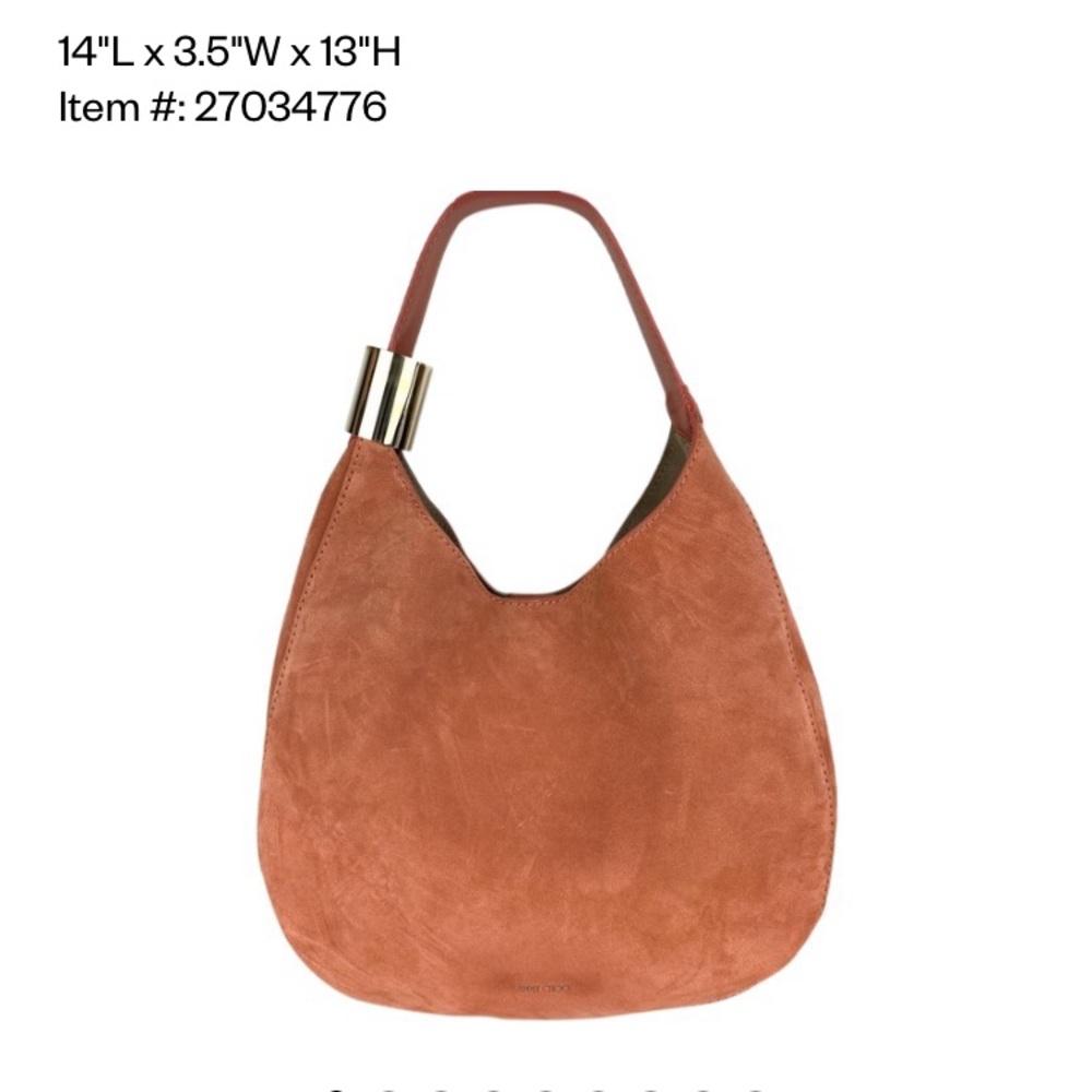 Jimmy Choo Suede Hobo Bag